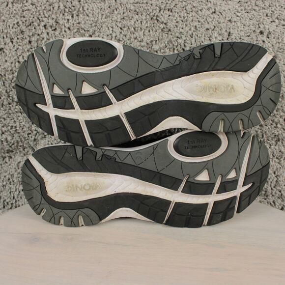 Vionic Athletic Sneakers Lace Up Comfort Womens 8 Black Gray Mesh - Picture 8 of 12